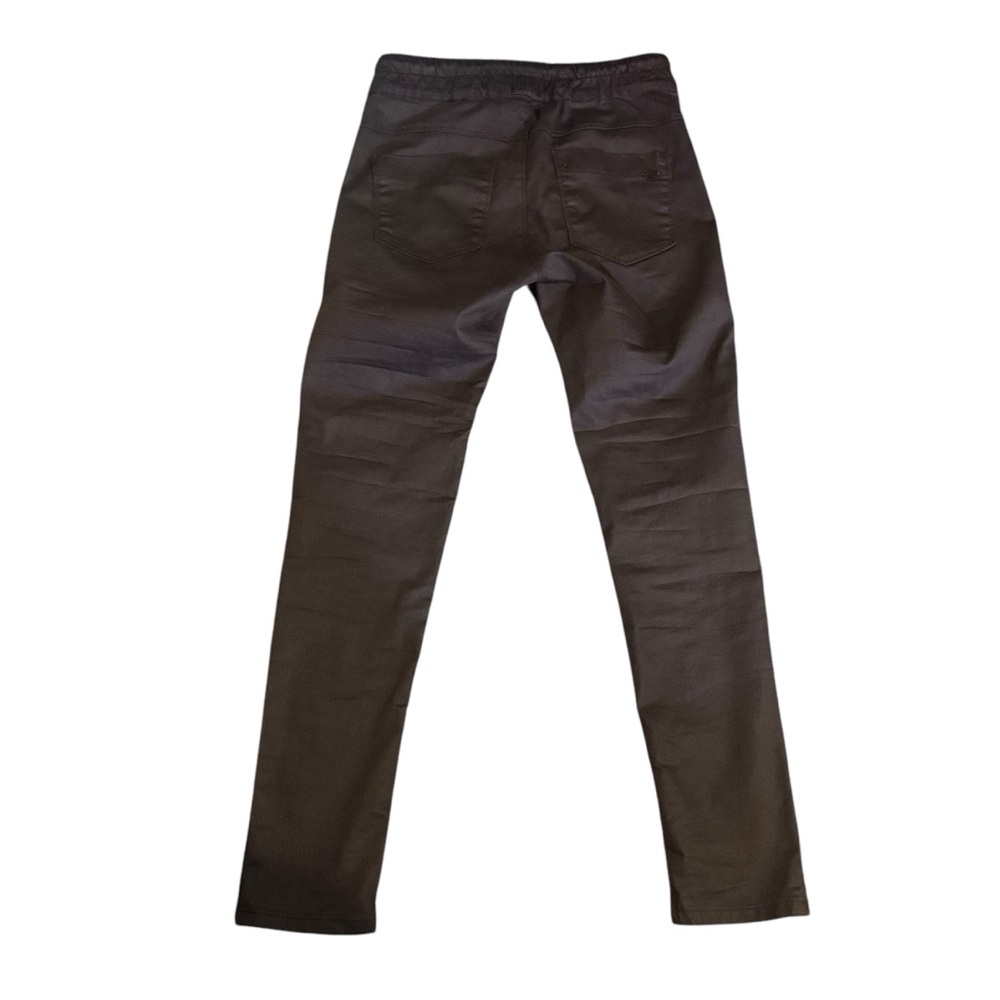 Bevy Flog Shely Pants Brown Straight with Drawstring Elastic Waist Womens 25 - Picture 4 of 13